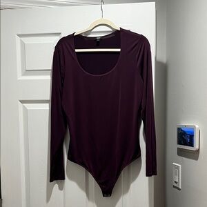 Express Long Sleeve Bodysuit - Rich Purple